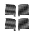 4 PCS / Set Carbon Fiber Car Inner Door Bowl Decorative Sticker for Toyota Tundra 2014-2018