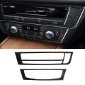 Car Carbon Fiber Air Conditioning CD Panel Decorative Sticker for Audi A6 S6 C7 A7 S7 4G8 2012-18