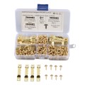 300 in 1 RV High-bow Double-sided Serrated Hanger Hooks with Self-tapping Screws