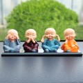 In Car Cute Four Little Monks Ornaments Car Interior Decorations