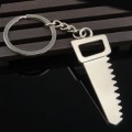 10 PCS Tool Metal Keychain Car Key Ring Pendant, Colour: H-401 Saw