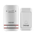 CACAZI Wireless Doorbell No Battery Need Waterproof Doorbell Cordless Remote AC 110V-220V EU US