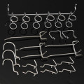 50Pcs Pegboard Display Hooks Assortment Kit  Store Organizing Tools