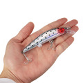 ZANLURE 1pc 12.5cm 40g USB Rechargeable Swimbait Twitching LED Fishing Lure Lifelike Hard Bait