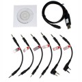 6 in 1 USB Programming Cable For BAOFENG UV-5R BF-888S For KENWOOD Motorola ICOM : Perfect Timing