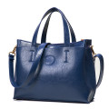 Vintage PU Leather Handbag Pure Color Shoulder Bags Crossbody Bag For Women