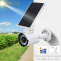 Simulation Solar surveillance Camera Solar Powered Flash Fakes Surveillance Security Camera with 8PC