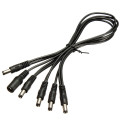 Zebra 5 Way Guitar Effect Pedal Daisy Chain Power Supply Cable Splitter