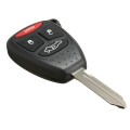 New Car Uncut Keyless Remote Key Shell Case Replacement for Chrysler Dodge Jeep