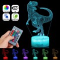 New 3D Illusion Night Light Touch Remote Control Home Decor Table Desk Sleeping
