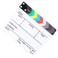 Colorful Acrylic Director Scene Clapperboard Tv Movie Film Video Cut Prop