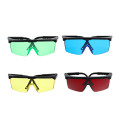 Laser Goggles Safety Glasses Protective Eyewear PC with Adjustable legs (Color Yellow)