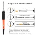 Adjustable Temperature Electric Solder Iron Tool Kit Pyrography Wood Burning Carving Embossing Tool