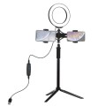 PULUZ PKT3038 6.2 Inch USB Video Ring Light with Tripod Light Stand Exte