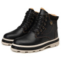 Men Warm Plush Lining Casual Round Toe Soft Sole Business Ankle Boots