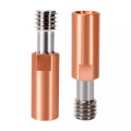 Ender3 CR10 V6 Bi-Metal Insulated Titanium Alloy Copper Throat for E3D V6 CR10 ENDER 5/3 CR-10S 1.75