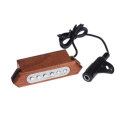 Flanger FP-2 Sound-hole Pickup Transducer Wooden For Acoustic Guitar