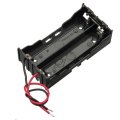 DIY DC 7.4V 2 Slot Double Series 18650 Battery Holder Battery Box With 2 Leads ROHS Certification