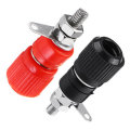 One Pair Red and Black of Terminal js-919 Test Connector Ground Pole 4mm Terminal Instrument Instrum
