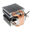 12V RGB 4-Wire Single Fan 4 Heatpipe Dual Tower Cooler Heat Sink Ultra-quiet Cooling Fan For Intel L