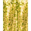 1X 2M Artificial Plants Led String Light Creeper Green Leaf Ivy Vine For Home Wedding Decor Lamp DIY