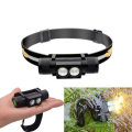XANES D25 1650LM 2 x XPL LED 6 Modes Stepless Dimming USB Charging Interface IPX6 Waterproof Cycling