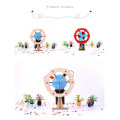 Crabkingdom Landing Small Fan Science DIY Creative Assembly Accessories Toy Set