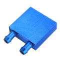 40*40 0.5mm Blue Aluminum Alloy Water Cooling Block Radiator Liquid Cooler Heat Sink Equipment