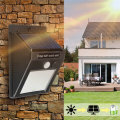 30LED Solar Light PIR Motion Sensor Security Outdoor Garden Wall Lamp