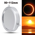 Silver 90-112mm Solar Filter Lens Baader Film Metal Cover For Astronomical Telescope