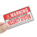 5Pcs Self-adhensive Camera CCTV Sticker Safty Signs Decal Protected by 24 Hour Security System