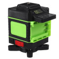3D Laser Level 12 Lines Green Light 360 Self-levelling Rotary Cross-Line Laser EU Plug