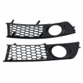 Honeycomb Hex Mesh Frnot Fog Light Open Vent Grill Grille For AUDI A4 B6 2001-2005