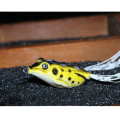 ZANLURE 1PC 15g 6.5cm Rubber Fishing Lure Frog Artificial Ray Frog Fishing Soft Bait Hooks