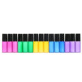 15Pcs 5mL Mixed Color Roller Ball Glass Bottle Small Container for Perfume Essential Oil