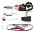 Drillpro Sander Sanding Belt Adapter Grinder Mini Belt Sander Attachment For 5/8 Inch Thread Spindle