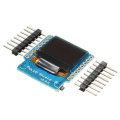 3Pcs Geekcreit OLED Shield V2.0.0 For Wemos D1 Mini 0.66" Inch 64X48 IIC I2C Two Button