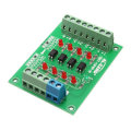 12V To 3.3V 4 Channel Optocoupler Isolation Board Isolated Module PLC Signal Level Voltage Converter
