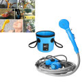 Camping Shower 20L Folding Bucket Bag High Pressure Power Electric Pump Washer Portable Car Washer O