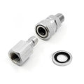 1/8BSPP Paintball PCP Quick Release Disconnect Coupler Doulbe Male Female Plug Connector