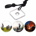 57mm Acrylic Survival Reflective Signal Mirror Emergency Star Flash Mirror with Whistle