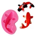 Koi Fish Cartoon Silicone Fondant Cake mold 3D Fish Candle Moulds Soap Chocolate Baking Mold for The