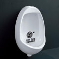 Honana BC-577 Hit The Target Toilet Wall Sticker Bathoom Decor Thinking 15 x 13cm Funny Toilet Entra