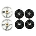 2pcs Plastic Gear Base and 4pcs Rubber Gear For Magic Blender Spare Parts Replacement
