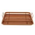 BBQ Picnic Stainless Steel Oven Grill Healthier Cook Bacon Drip Rack Tray With Pan