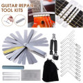 Professional Stainless Steel String Action Rulers Feeler Gauge Guitar Tool Kits