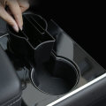 Silicone Center Console Cup Card Holder Container For Tesla Model 3 2017-2020
