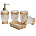 5Pcs Luxury Bathroom Accessories Bathroom Set Toothbrush Holder Sanitizer Bottle Soap Holder for Bat
