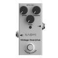 NAOMI Guitar Effect Pedal Vintage Overdrive/Volume/Tone Knob Effect Pedal Mini Single Type DC 9V Tru