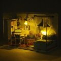 Cuteroom 1:32Dollhouse Miniature DIY Kit with Cover& Music LED Light Heart of Ocean